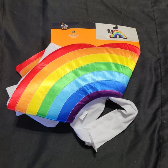 NEW LED Light Up Rainbow Dog Costume~Pride~Halloween~Extra Large - Picture 2 of 8